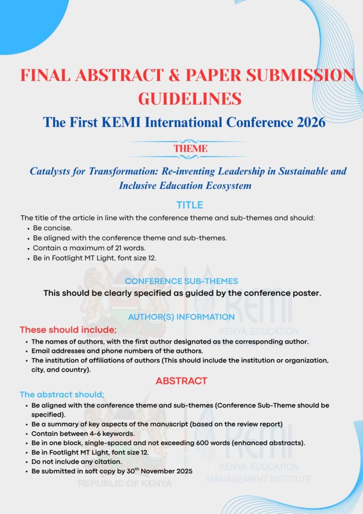 Abstract Submission Guidelines