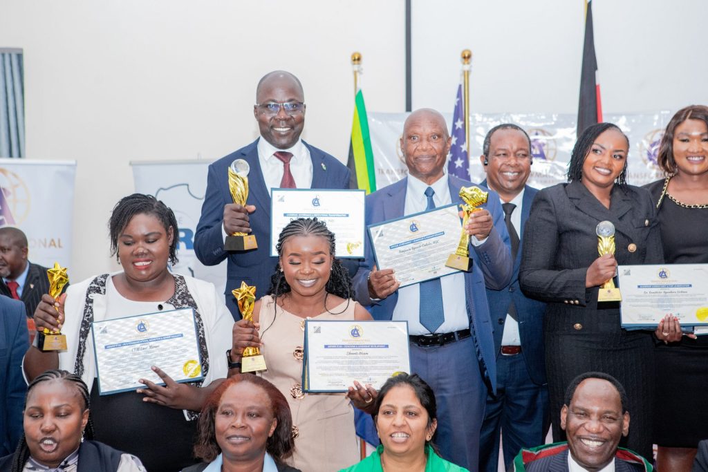 KEMI CEO awarded for Transformational Leadership efforts Dr. Maurice Odondo Transformational Leadership Award ceremony